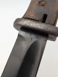 Tysk Mauser K98 Bajonet med Trægreb