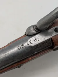Dansk Model 1848 Perkussionspistol med Krone og R-stempel, MODEL 