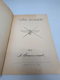 A. Hammarback, 'Våre Venner' Satirical Illustration Book, Dreyers Forlag
