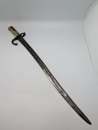French Model 1866 Chassepot Yataghan Sword Bayonet