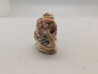 Antik JAPANESE HAND CARVED EROTIC NETSUKE FIGURES EDO / MEIJI PERIODE 
