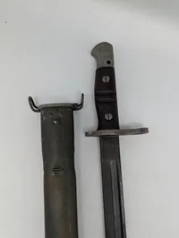 Amerikansk M1917 Bajonet med M1917 Læderskede