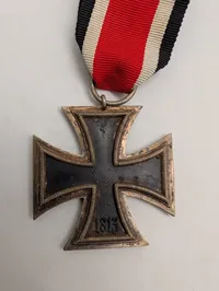 Tysk Jernkors af 2. klasse (EK2) fra 1939 med originalt bånd