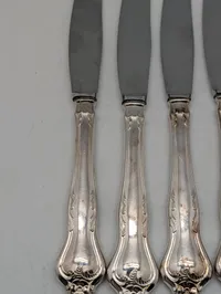 Cohr Atla sølvplet knive, 6 stk., Danmark