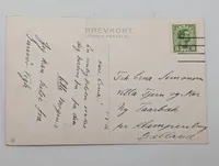 Vintage Fanø Vesterhavsbad Lithographic Postcard