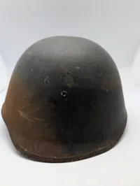 Danish M23 Steel Helmet with Leather Liner and Chinstrap