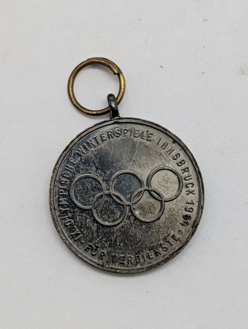 IX Olympiske Vinterlege Innsbruck 1964 Medalje for Fortjeneste miniture 