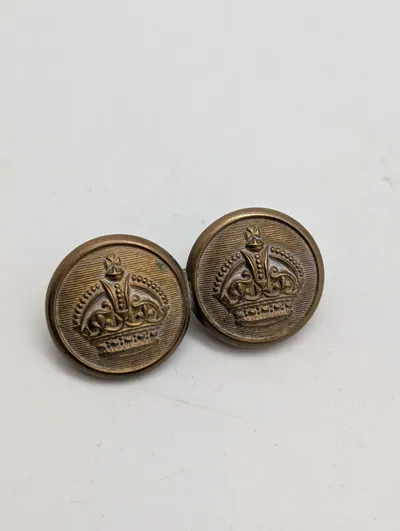 Gaunt & Co. London Messingbroche med To Kroner
