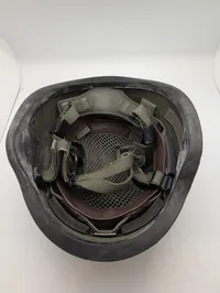 CGF Gallet Military Ballistic Helmet with Danish M84  Camouflage Cover