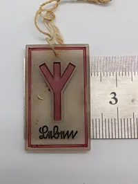 Set of Five Vintage Resin Norse Rune Tysk WHW WW2
