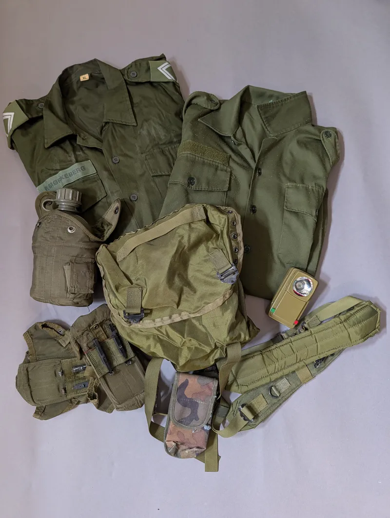 Danish Military Surplus Uniform and Field Gear Collection