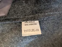 Tysk Luftwaffe Fliegerbluse med gule kravemærker og brystørn, repro størrelse ca. XXL 