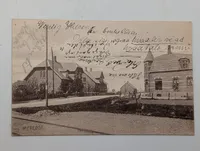 Vintage Merløse Denmark Topographical Postcard with Handwritten Message