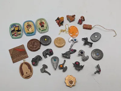 Collection of Vintage German WHW Winterhilfswerk Charity Pins and Badges