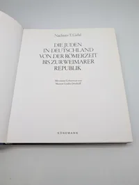 Nachum T. Gidal: Die Juden in Deutschland (Könemann)