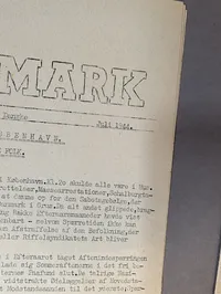 Samling af danske modstandsaviser og illegale blade fra 2. verdenskrig
