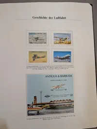 Sir Rowland Hill Ltd. Frimærkesamling: Luftfartens Historie