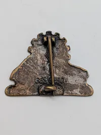 1938 Volkswagen Factory Foundation Stone Laying Commemorative Pin POSTWAR 