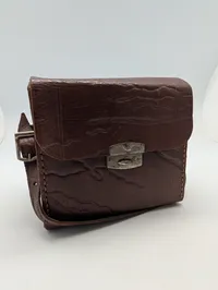 Kodak Popular Brownie Box Camera with Leather Carrying Case