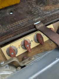 Dansk Militær Felttelefon Model 1915 med Lædertaske, ikke omgjort i 1952 
