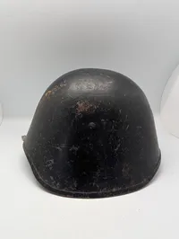 Dansk M/41 Stålhjelm med Enhedsnummer 107