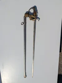 Dansk Infanteriofficersabel med Portépé