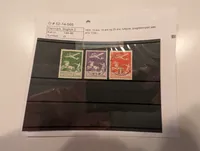 Danmark 1925 Luftpost Sæt 10 øre, 15 øre og 25 øre