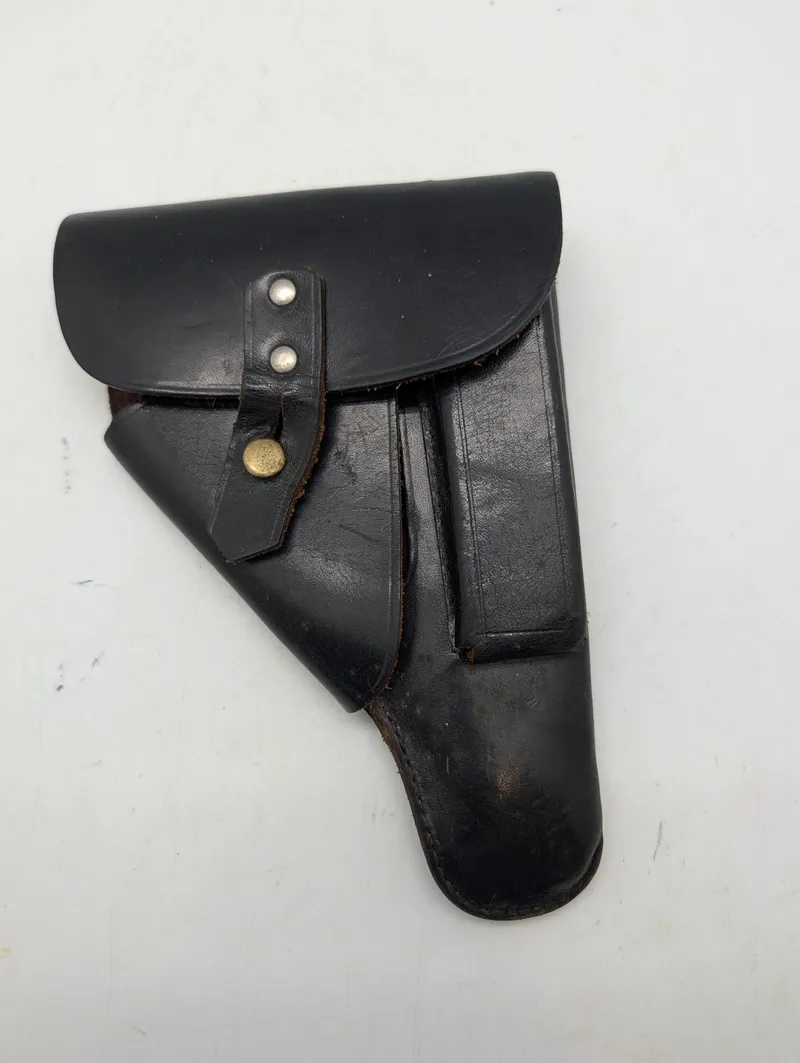 Sort læderhylster til Walther PPK pistol 