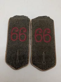 Tyske Skulderklapper fra 1 Verdenskrig med Nummer 99