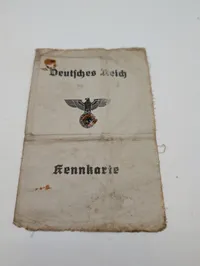 Tysk Kennkarte Identitetskort fra 1942 til Gisela Piper