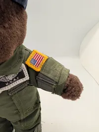 U.S. Air Force Pilot Bamse i Flyverdragt
