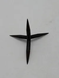Antik smedet jern-fodangel (Caltrop) Nedkastet SOE 