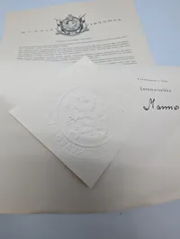 Finsk Lotta Svärd samling med diplomer, medalje og publikationer