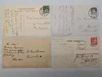 Collection of Four Early 20th Century Illustrated Postcards