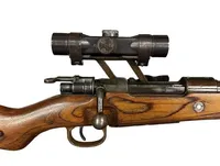 Tysk Gw ZF 4 dow Riffelsigte fra 2. Verdenskrig, KLAR I OPTIK 