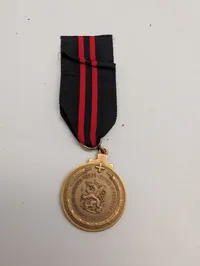 Finsk Vinterkrigsmedalje 1939-1940 i bronze med bånd, givet til ikke kæmpende udlænding, sjælden 