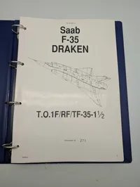 Saab F-35 Draken T.O.1F/RF/TF-35-1½ Flyvemanual