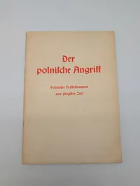 Tysk propagandahæfte: Der polnische Angriff (1939)