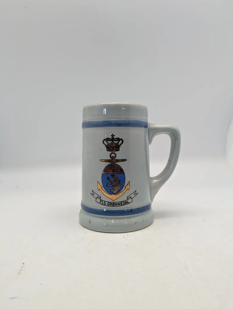 Dansk Marine Keramik Krus - FLS. Grønnedal