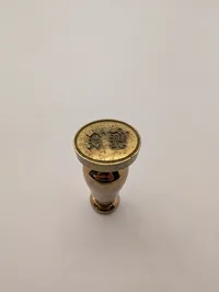 Antik messing signet  med Kanon håndtag