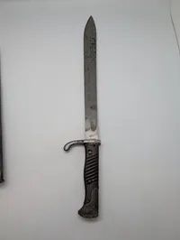 Tysk M1898/05 Seitengewehr Bajonet med metalskede