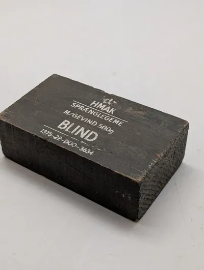 HMAK Sprænglegeme M/Gevind 500g Blind Træmodel