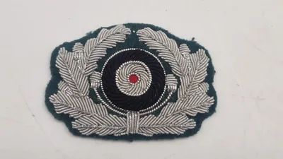 Tysk WW2 kokarde officer, original 