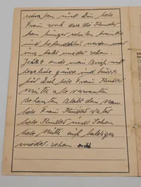 Dachau Koncentrationslejr postkort fra fange til Sophie Bilaszewska i Krakow