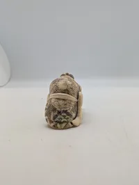 Japansk Shunga Netsuke af Matsuyama, udskåret ben