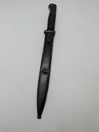 Tysk Mauser K98 Bajonet med metalskede nummerens 