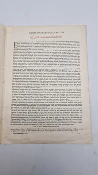 WWII German Propaganda Card — Adolf Hitler Quote, "Aus den Opfern..."
