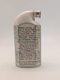 WW2 Odol Mouthwash Porcelain Bottle, Lingner-Werke Dresden