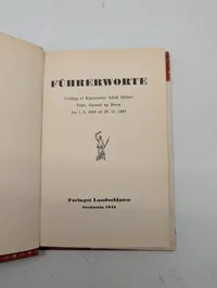 Führerworte - Uddrag af Adolf Hitlers taler, Forlaget Landsoldaten