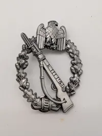 WWII German Anti-Partisan War Badge and Infantry Assault Badge POSTWAR